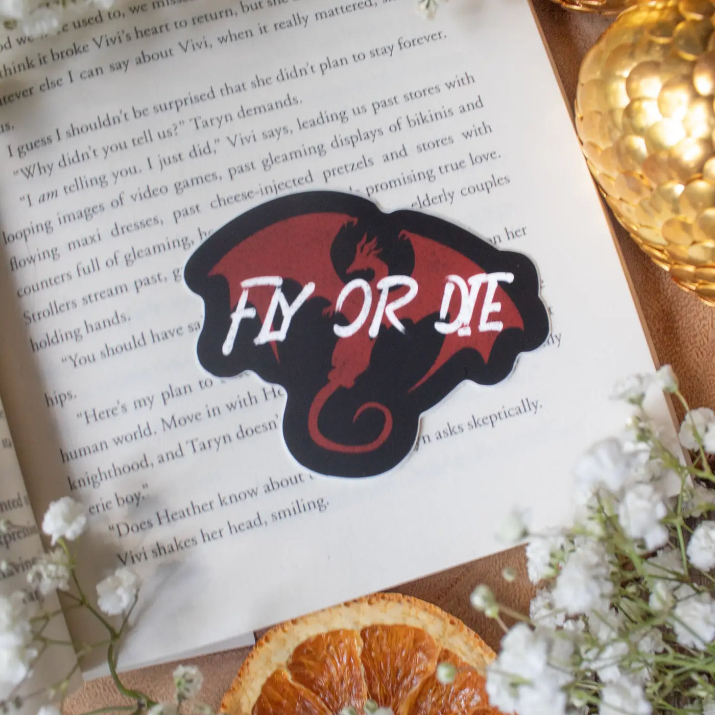 Fly or Die Dragon Sticker