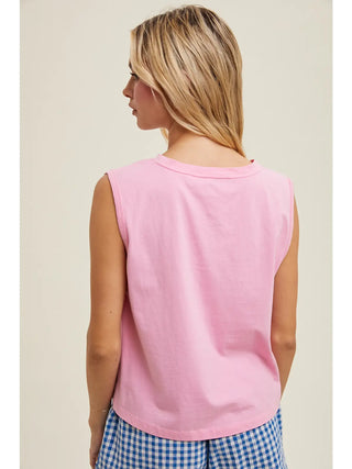 "Salty" Boxy Tee Tank