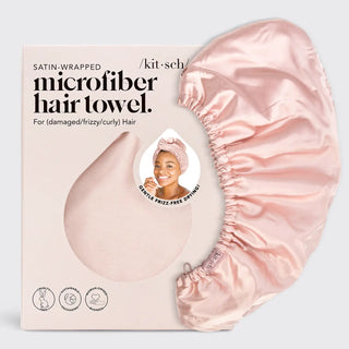 KITSCH Satin Wrapped Hair Towel