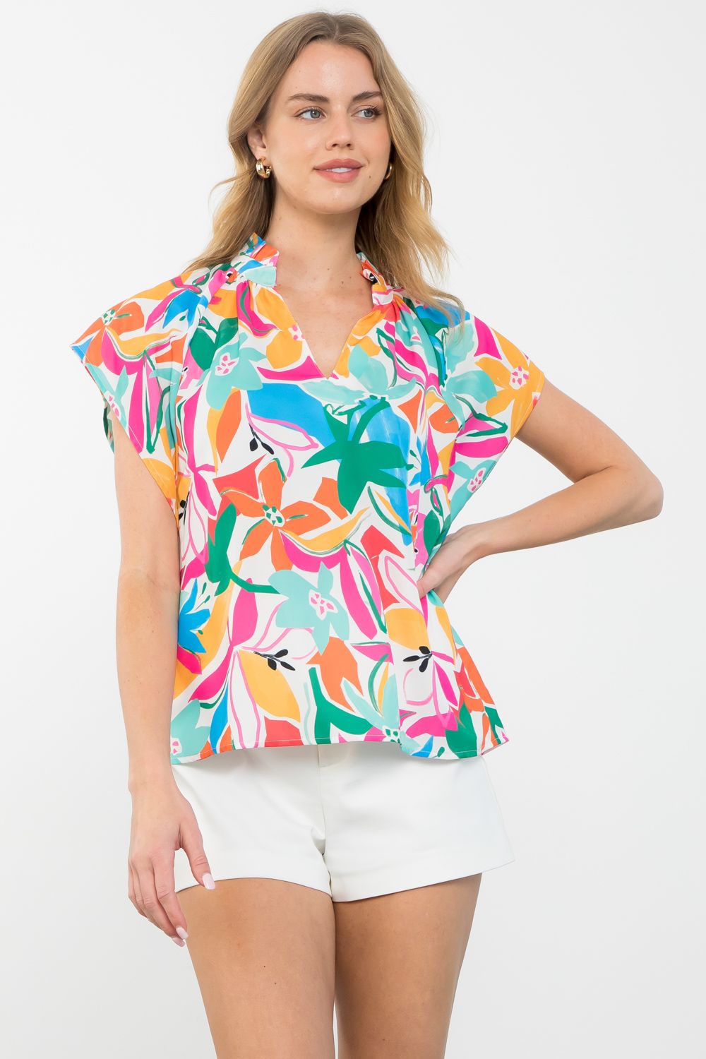 Thml Forever Floral Top