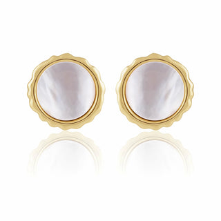 Sahira Gwen Mother of Pearl Stud