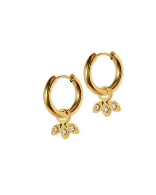 Amara Huggie Charm Earrings