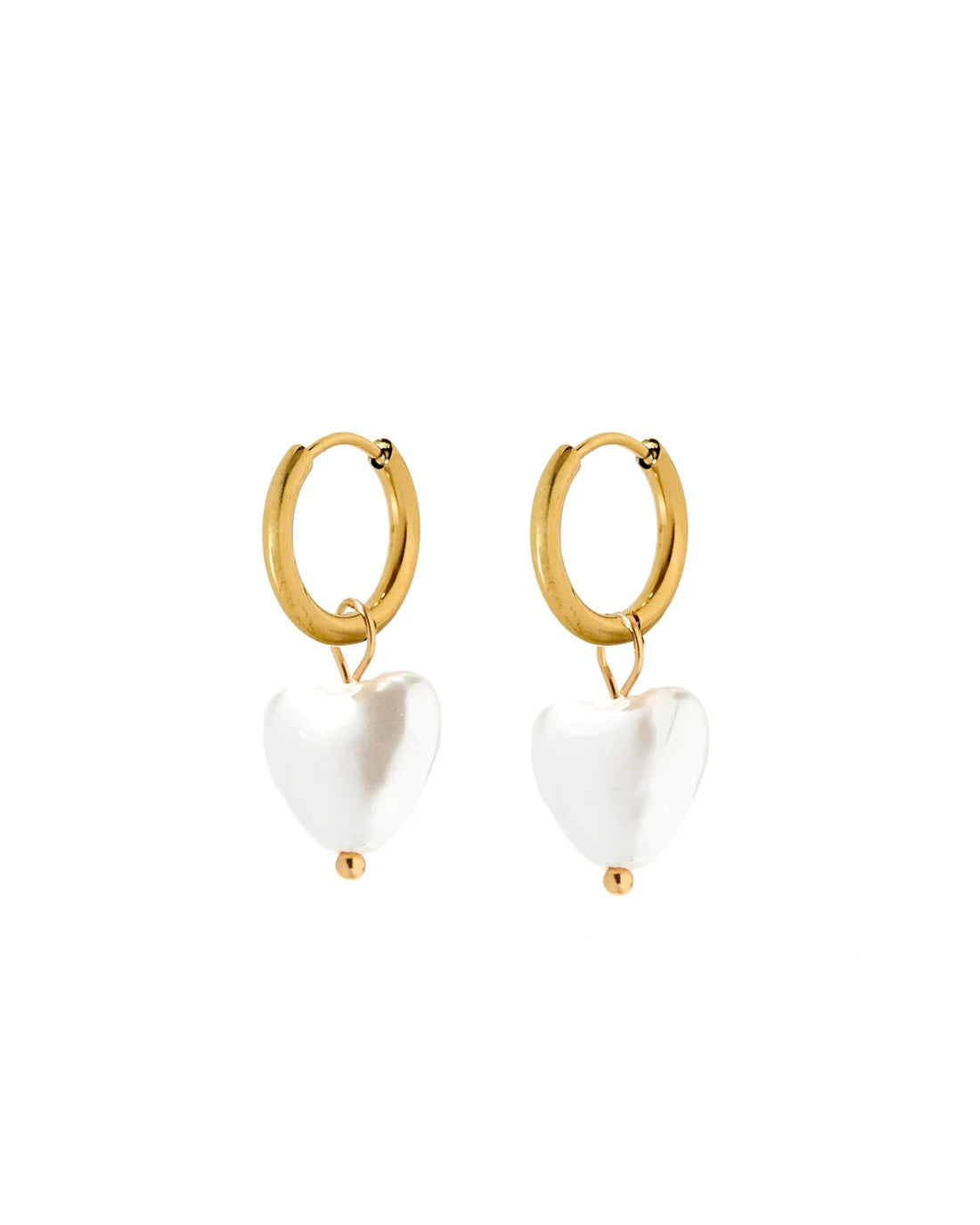 Willa Heart Charm Earrings