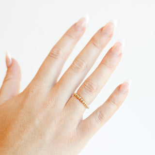 Beaded Blondes Ella 2.5MM Beaded Bands in Gold