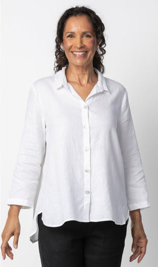 Habitat Button Up Collared White Shirt