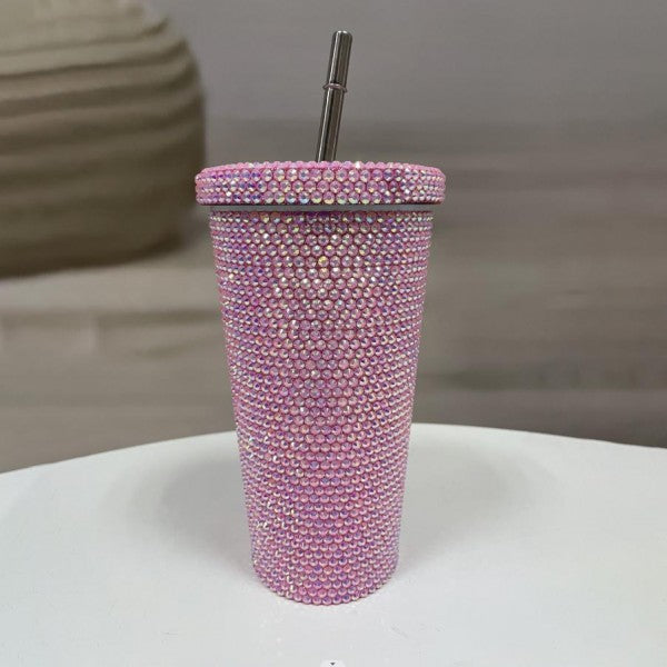 Rhinestone 17oz Stainless Tumbler