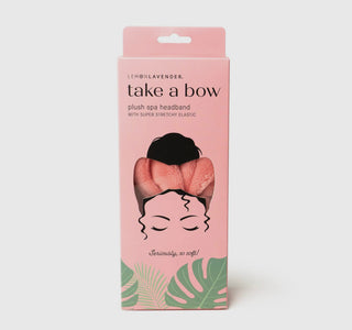 Take a bow Ultra Plush Spa headband