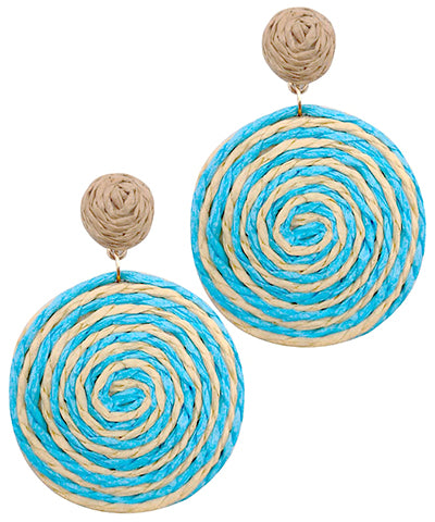 Bamboo Spiral Earrings