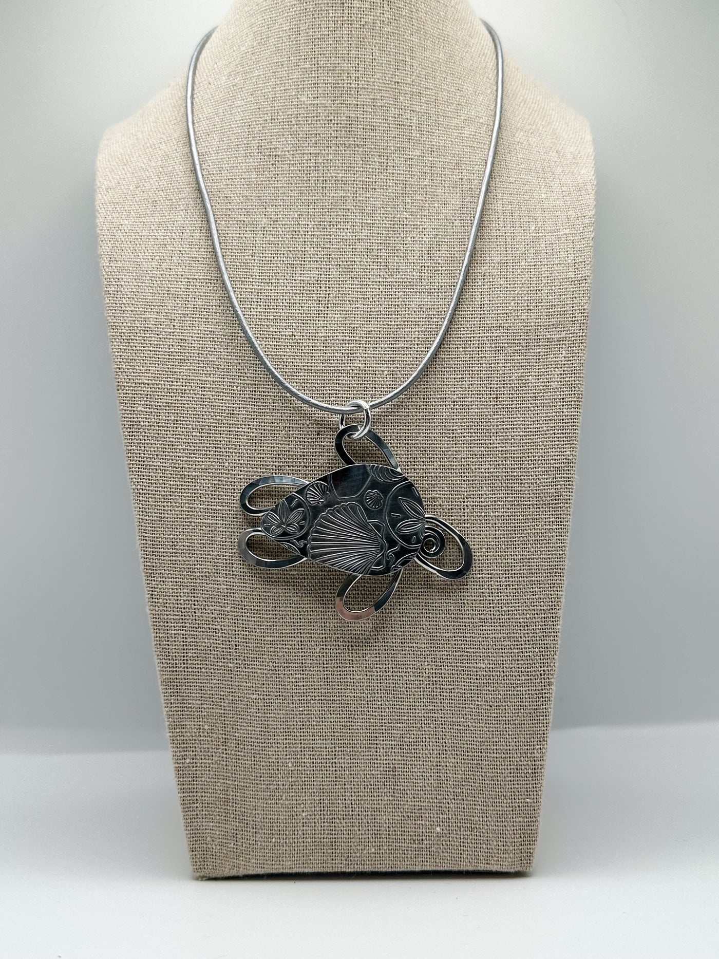 Sea Turtle Metal Necklace