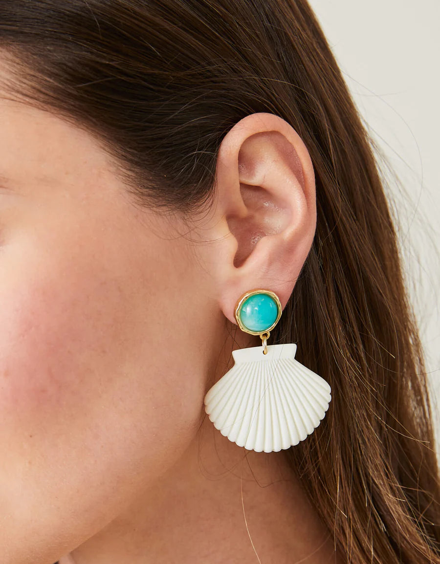 Shellie Earrings Amazonite