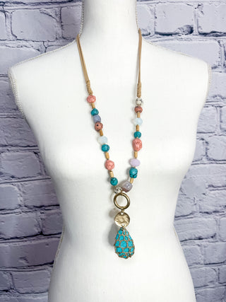Aqua Stone Necklace