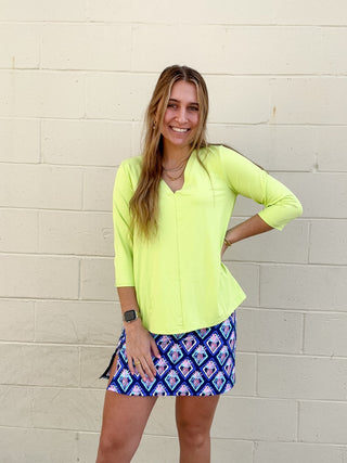 LuLu B Best Seller V-Neck 3/4 Sleeve Top