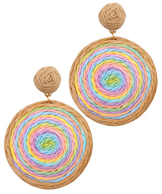 Bamboo Spiral Earrings