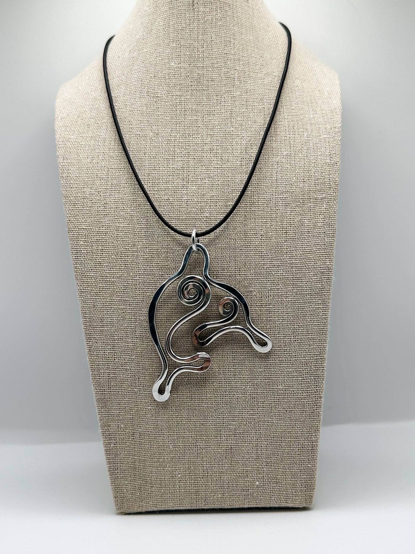 Dolphin Metal Necklace