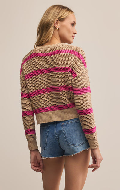 Z Supply Broadbeach Striped Sweater