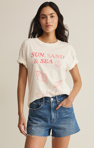 Z Supply Sea La Vie Boyfriend Tee