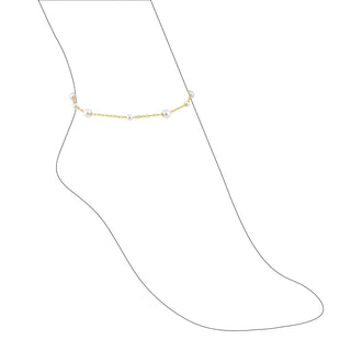 Sahira Kalani Pearl Anklet
