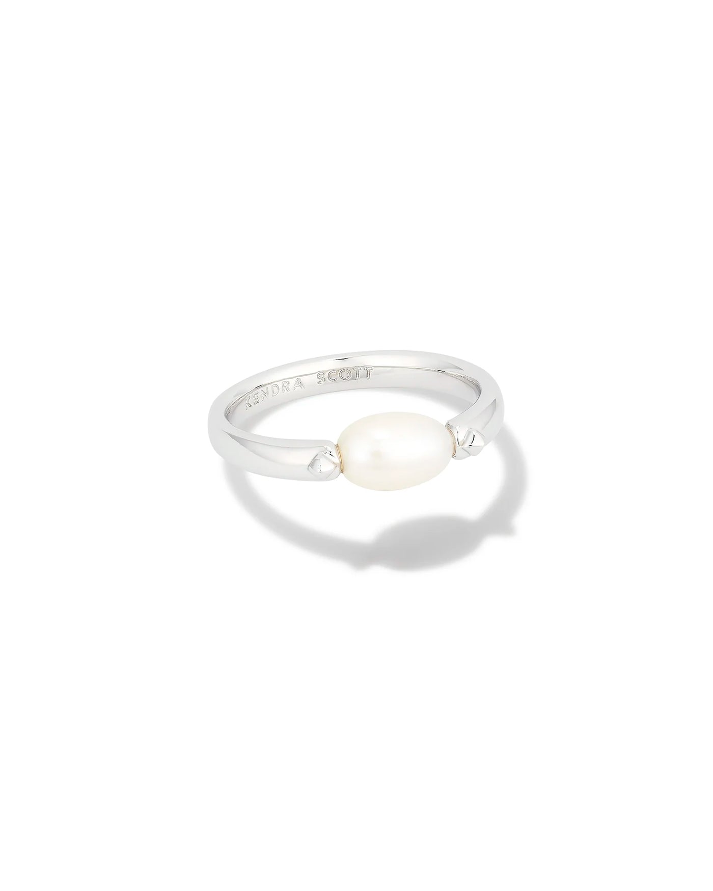 Leighton Silver Pearl Ring