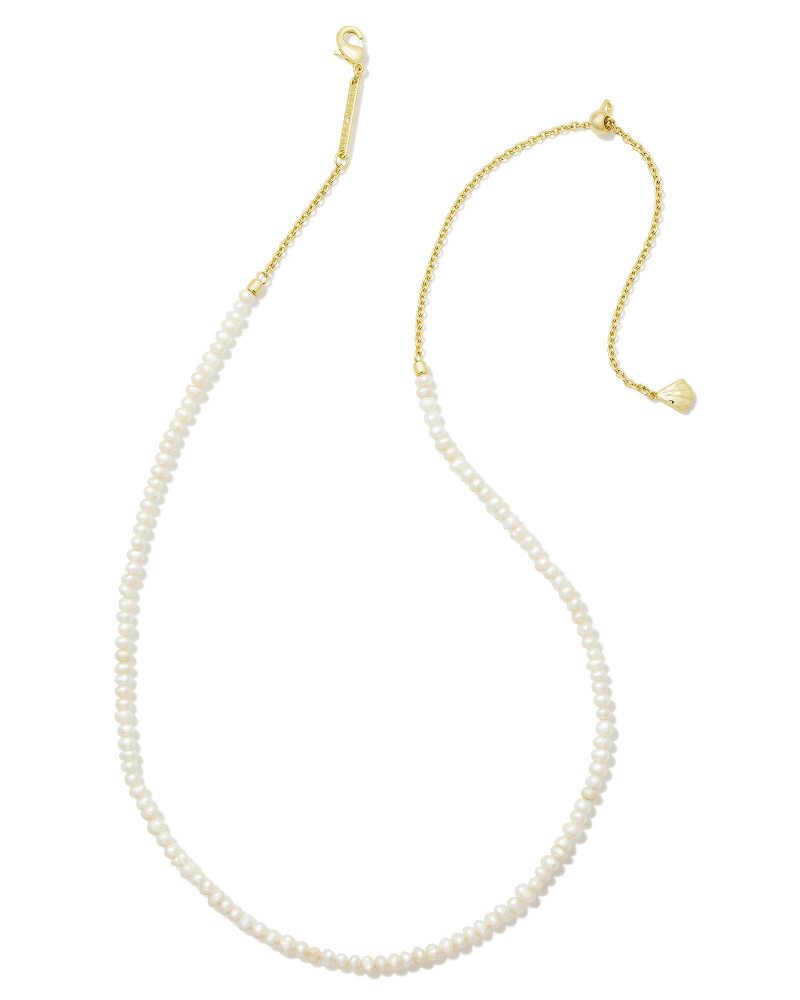 Lolo Necklace Gold Pearl