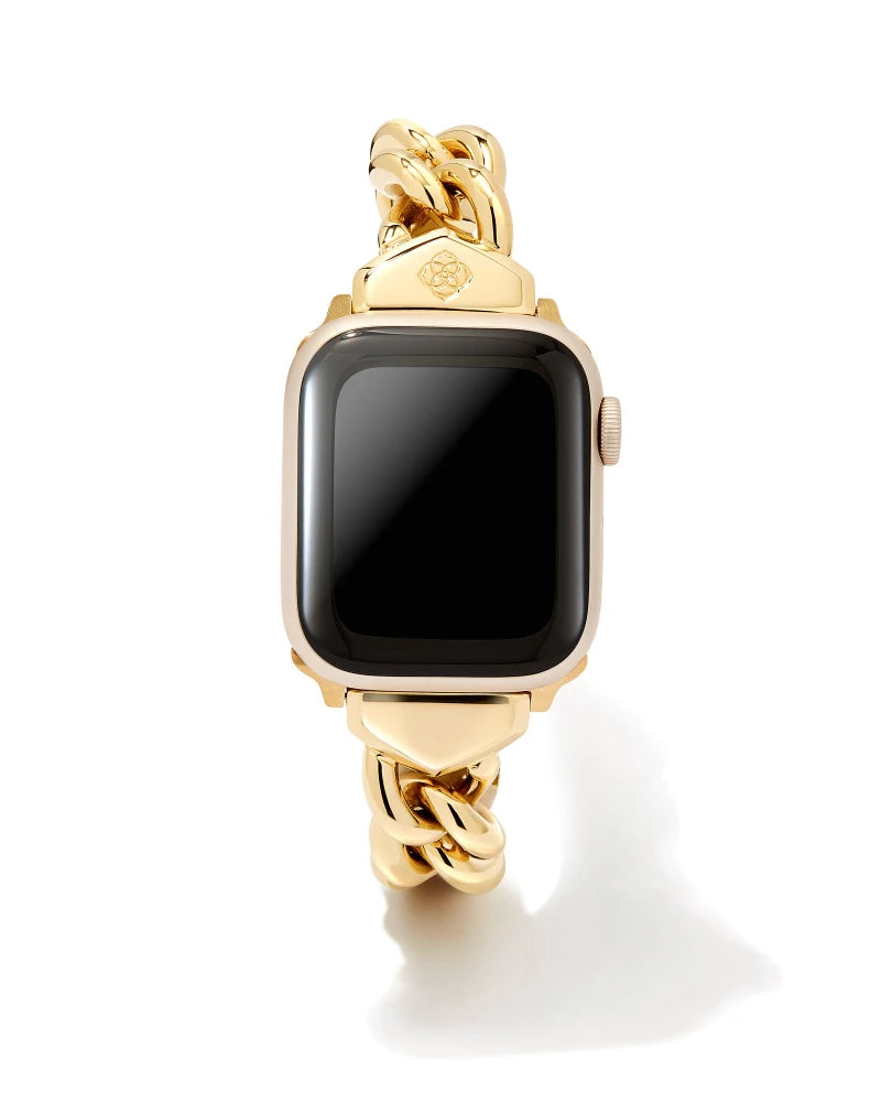 Kendra Scott Gold Tone Whitley Chain Apple Watch Band