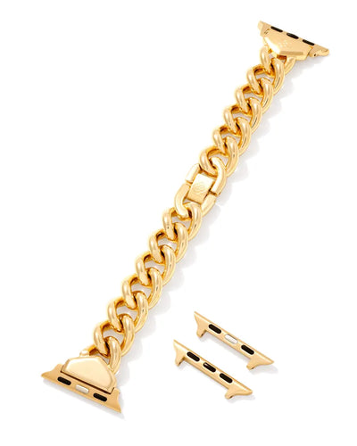 Kendra Scott Gold Tone Whitley Chain Apple Watch Band