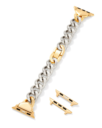 Kendra Scott Two-Tone Whitley Chain Apple Watch Band