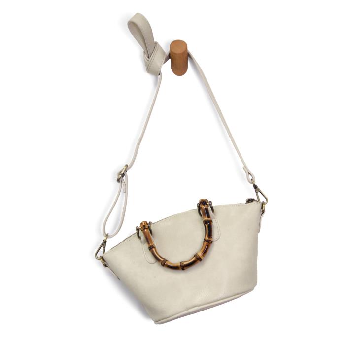 Millie Bamboo Handle Basket Crossbody