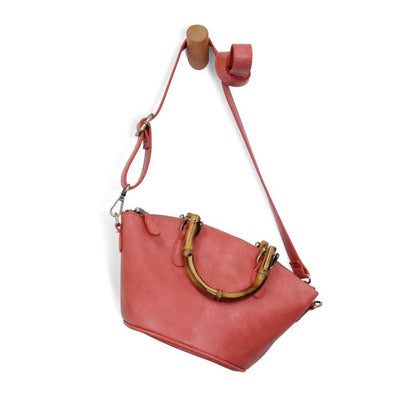 Millie Bamboo Handle Basket Crossbody