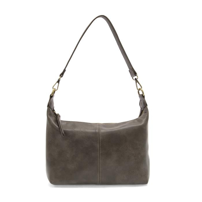 Taupe Danna Top Zip Crossbody