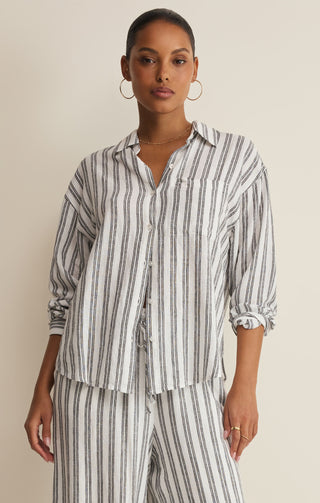 Z Supply The Perfect Striped Button Up