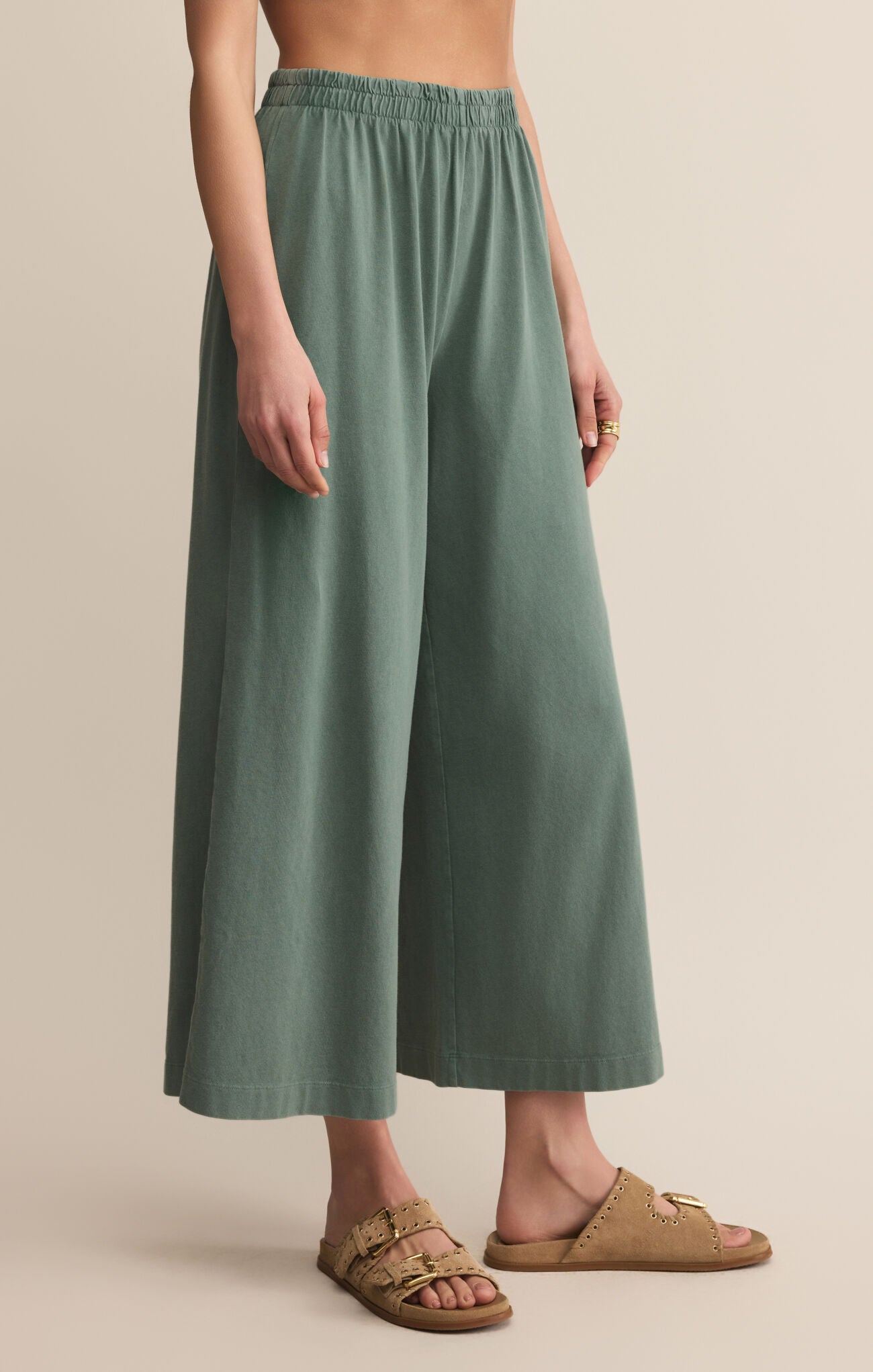 Z Supply Scout Jersey Crop Flare Pant