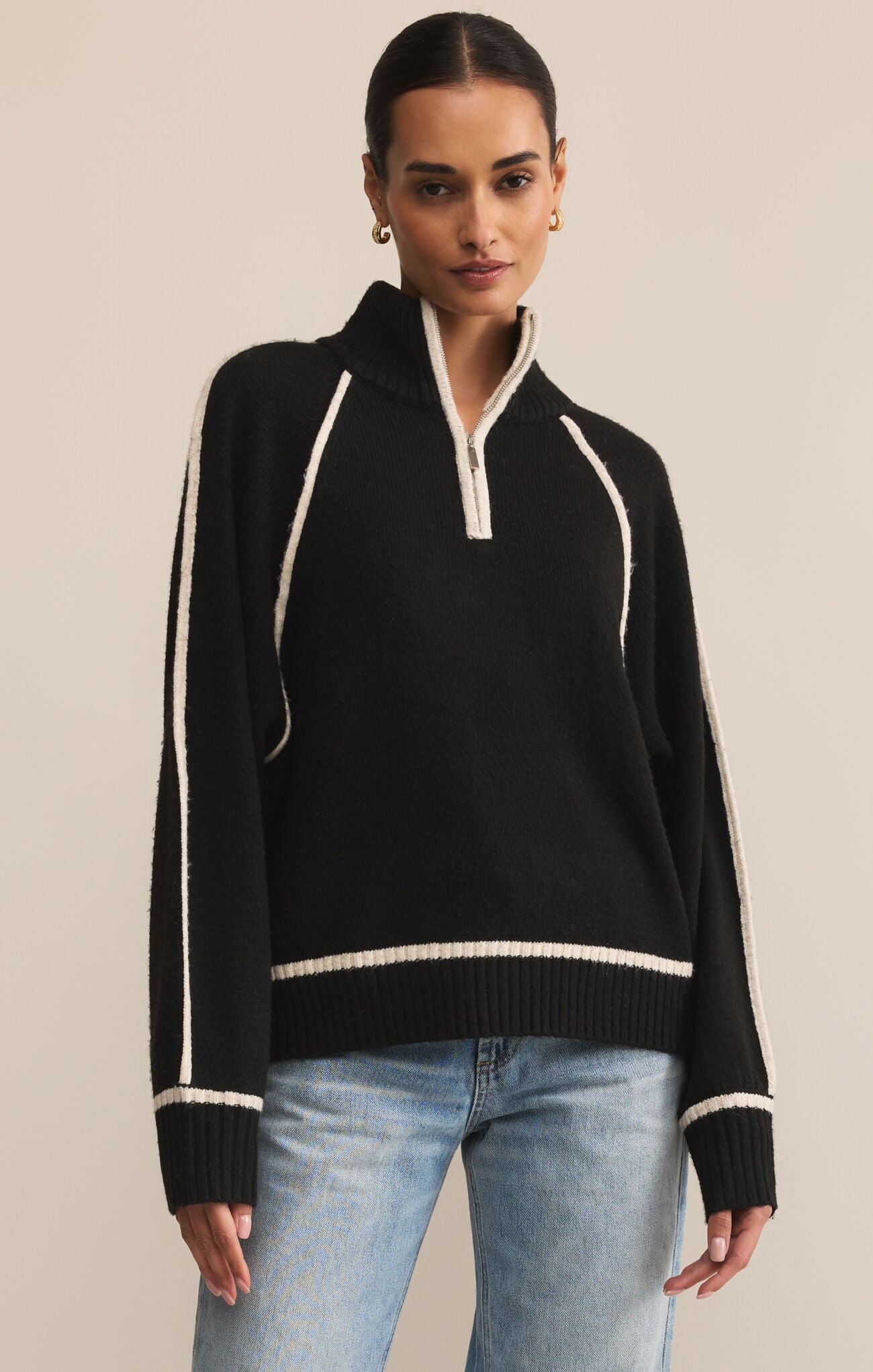 Z Supply Alps Half Zip Sweater
