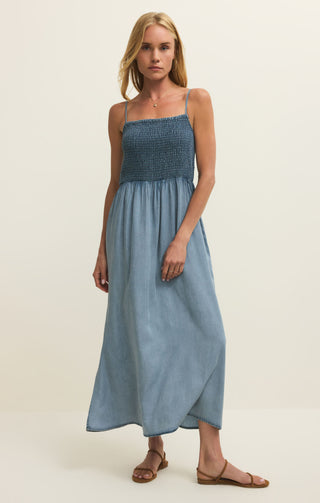 Z Supply Bayside Chambray Maxi Dress