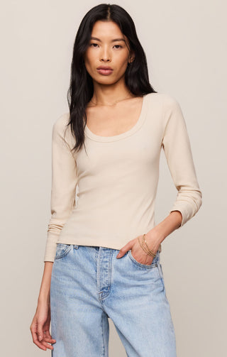 Z Supply Greyson Scoop Long Sleeve Tee