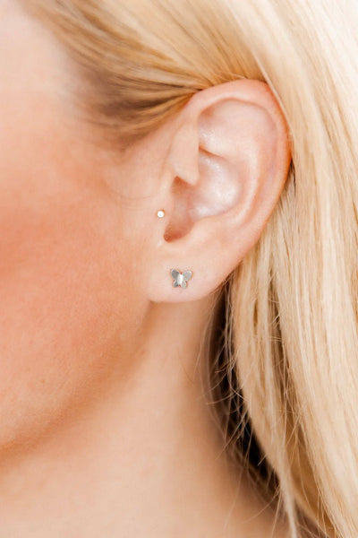 Linny Co Billie Butterfly Screwback Stud