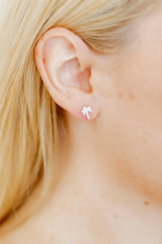 Linny Co Palm Tree Studs