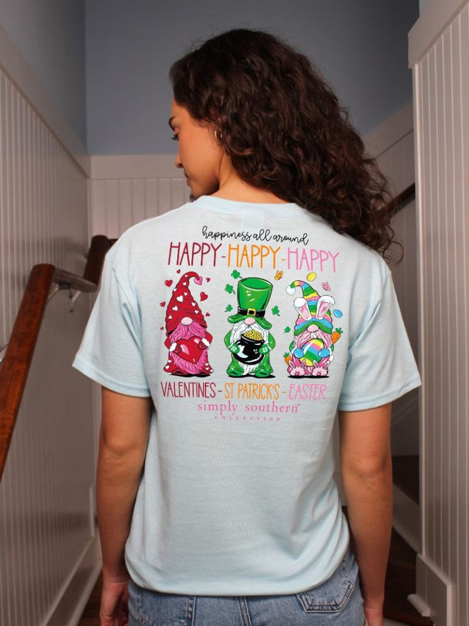 Simply Southern Happy Happy Happy Tee