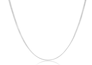 ENewton Choker Herringbone Chain - Silver