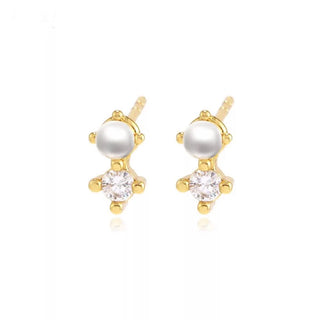 Sahira Tiny Pearl Studs
