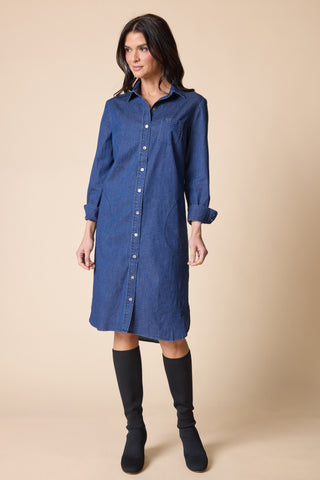 Habitat Perfect Travel Denim Cafe Midi Dress