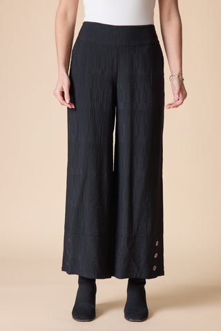 Habitat Rayon Jacquard Button Hem Pant