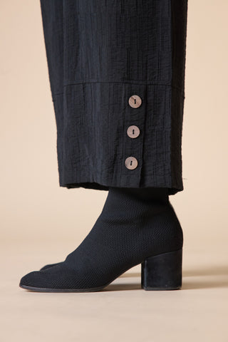 Habitat Rayon Jacquard Button Hem Pant