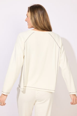 Escape by Habitat Buttery Rib Knit Raglan Top