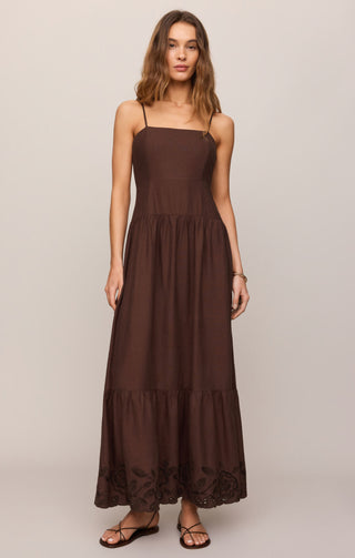 Z Supply Esti Embroidered Maxi Dress