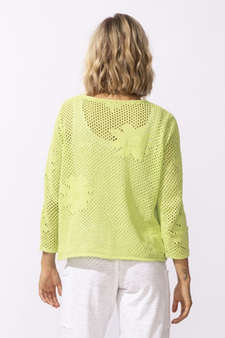 Escape by Habitat Floral Crochet Pullover