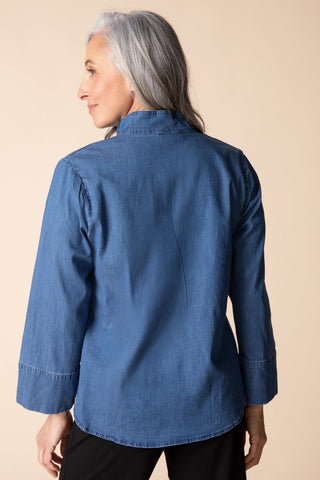 Habitat Perfect Travel Denim Half Placket Pullover