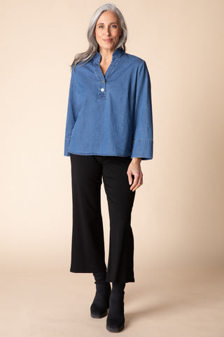Habitat Perfect Travel Denim Half Placket Pullover