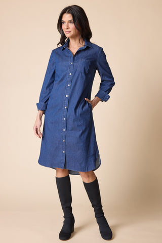 Habitat Perfect Travel Denim Cafe Midi Dress