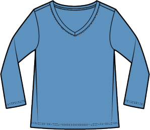 Escape by Habitat Cotton Slub Soft V-Neck Tee