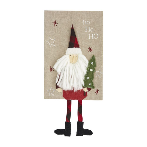 Santa Xmas Dangle Leg Towel